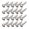 thumbnail image 1 of Tornillos autorroscantes de cabeza plana con cabeza cruzada de 2.9 mm x 13 mm, tono plateado, 100 piezas, 1 of 3