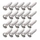 thumbnail image 1 of Tornillos autorroscantes de cabeza plana con cabeza cruzada de 2.9 mm x 13 mm, tono plateado, 100 piezas, 1 of 3