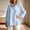 A1_Light Blue, variant on Sillenn Women's Collared V Neck Polo Shirts Long Sleeve Loose Fit Polo Tshirts with Pockets Plus Size Lightweight Golf Tops Business Casual Travel Blouses Trendy Loose Casual Tunic Top Light Blue L