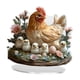 thumbnail image 2 of Hen y polluelos 2d acrílico Decoración del día de la madre colección colección de placa decorativa impermeable coleccionable para de, 2 of 9
