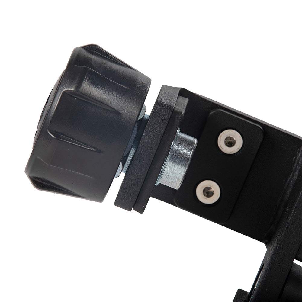 Titan Fitness T-2 Series Quick Release Roller J-Hooks, 850 LB Capacity, Fits 2" x 2" Tubular Steel, 24mm Pop-Pin