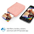 thumbnail image 3 of Impresora fotográfica HP Sprocket 2x3 Instant Smartphone Rosa, 3 of 5