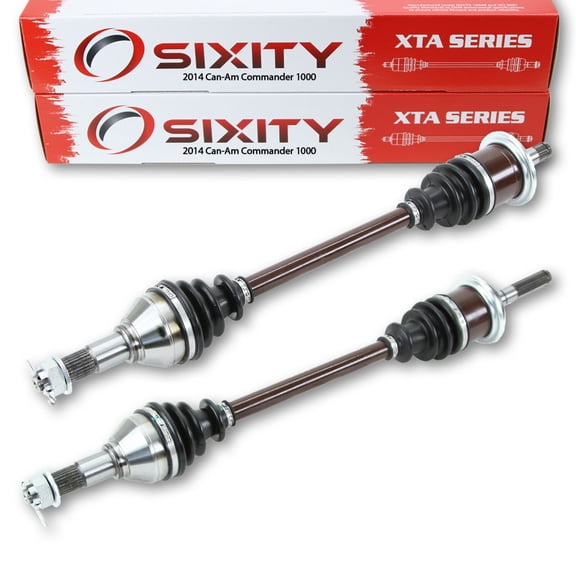 Sixity 2014 compatible with Can-Am Commander 1000 4X4 Front Left Right XTA Axles Pair Driver Passenger STD DPS XT XT-P