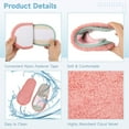 thumbnail image 4 of 4 Pairs Washable Mop Slippers, Floor Cleaning Absorbent Slippers for Men Women, No Bend Over Mop Shoes for Room Kitchen, 4 of 6