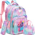 thumbnail image 1 of Mochila Meetbelify Unicorn para niñas de 6 a 8 años con lonchera, 1 of 6