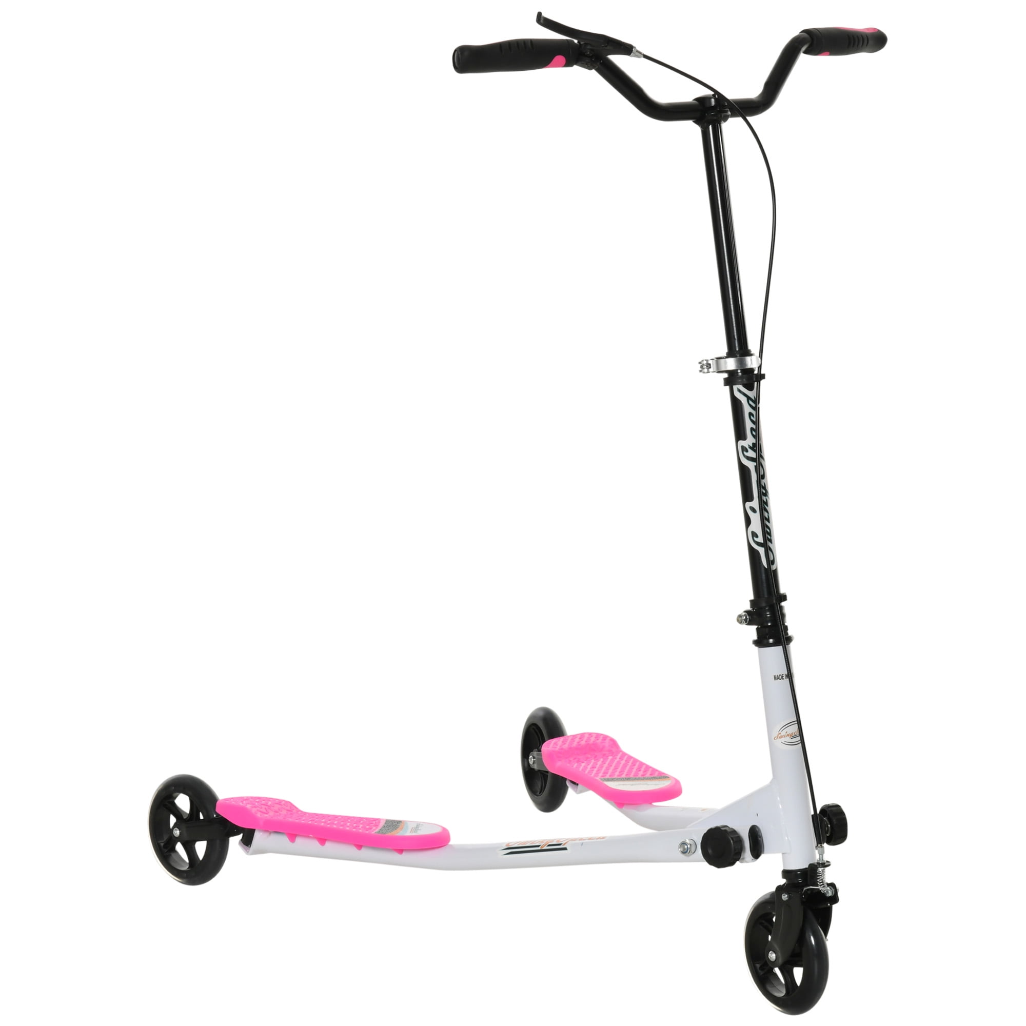 3 Wheel Kids Scooter Adjustable Foldable Speeder Tri Slider Winged Push Motion 