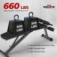 thumbnail image 4 of Pithage Foldable and Adjustable Workout Weight Bench, for Home Gym Strength Training, 660 lbs, 4 of 7