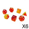 thumbnail image 1 of Dados Poliédricos de 7 Piezas Baoblaze D20 D12 D10 D8 D6 D4, 1 of 8