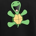 thumbnail image 3 of CafePress - Skuzzo Happy Turtle Women's Dark Pajamas - Women's Short Sleeve Print T-Shirt and Pants Dark Cotton Pajama Set, 3 of 7