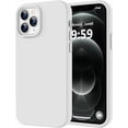 thumbnail image 1 of Funda de Silicona Engrosada para iPhone 12 Pro Max, Blanca, 1 of 7
