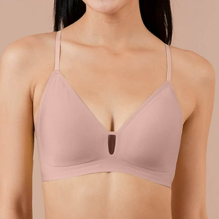 Mrasaso Big Sales! Built in Bra Tank Tops for Women Women Nylon Bra Women s Wireless Lightweight BraNo Steel Rings Sporty and Breathable Daily Wear(1pc Underwear) Pink|M