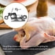 thumbnail image 5 of Bewildely Soporte de pollo para barbacoa, cerveza, motocicleta americana divertida, estante de acero inoxidable, herramientas, estante divertido para pollo Cocina y Comedor Cabeza de calavera Bewildely HA007131-01, 5 of 6