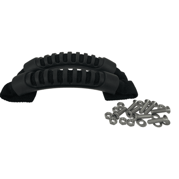 Pactrade Marine Durable Rubber Handles for Kayak, Canoe or Luggage with Hardware, Set of 2