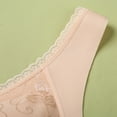 thumbnail image 5 of Gymayou Women Seamless Front Button Wireless Vest Bra for Middle-Aged Ladies Floral Jacquard Easy Front Snap Wide Strap Full Coverage Comfort Bralette Khaki L, 5 of 9