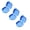 Blue 3 Pcs, variant on Retainer Case with Vent Holes,Heavy-Duty Orthodontic Mouth Guard Case,Plastic Unbreakable Dental Storage Container Plastic,Mouth Guard Holder with Snap Lock for Travel,Daily Use