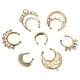 thumbnail image 3 of Piercing de nariz Sunnimix Acero Inoxidable 21 piezas oro 19x17 mm, 3 of 8