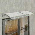 thumbnail image 2 of Sturdy Aluminum Alloy Arch Canopy for Outdoor Use, Protects from Rain, Hail, UV, and Snow, 440lbs Capacity, Easy Installation, 2 of 5