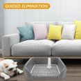 thumbnail image 4 of Phenofice Dog Pad Holder Indoor Potty Tray Plastic Grey 1 Set For Medium Sized Dogs, 4 of 8