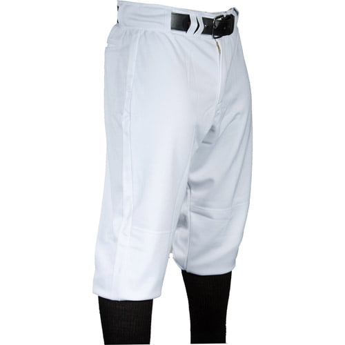 Louisville Slugger Men's Slugger Old School Heavy-Warp Knit Baseball Pants,  White