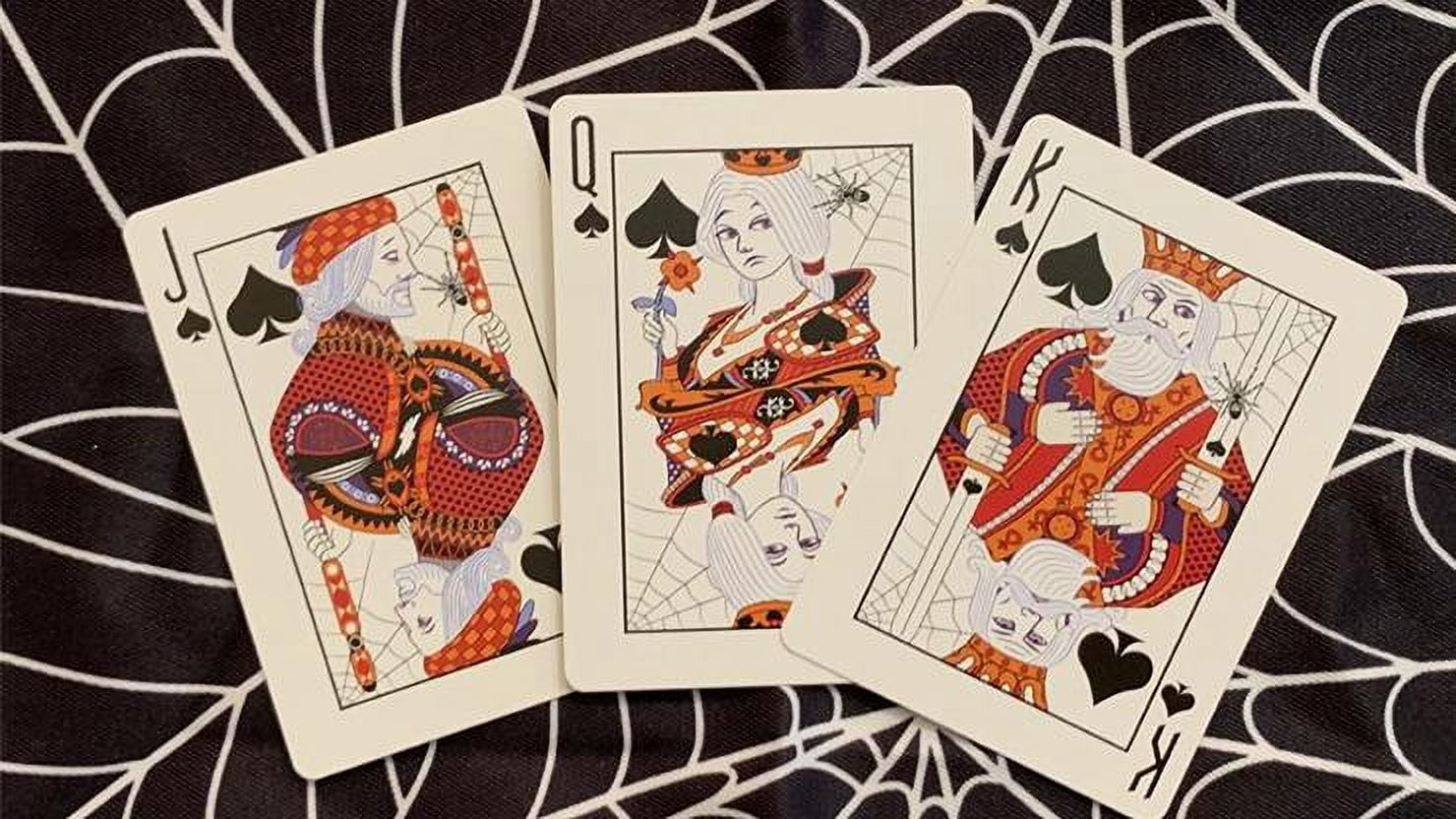 Gilded Bicycle Spider (Green) Playing Cards by USPCC