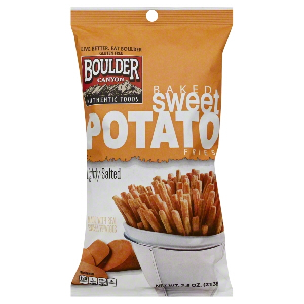 Boulder Low Sodium Baked Sweet Potato Fry, 7.5 Ounce 12 per case