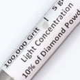 thumbnail image 7 of TechDiamondTools Diamond Polish Compound Polish Paste 100,000 Grit 0/0.25 Microns for Finest Finish 5 Grams with Light (L) 10% Concentration of Diamond Powder, 7 of 7