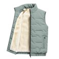 thumbnail image 2 of YUANxueke Boys Puffer Vest Zip Up Stand Collar Casual Fleece Lined Quilted Sleeveless Jackets with Pockets for 7-16 Years, 2 of 8