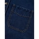 thumbnail image 4 of Chaqueta Vaquera de Mujer Oversize Estilo Boyfriend con Botones, Larga y Abertura Lateral. Chaqueta Vaquera Zimbaplatinum. Azul L, 4 of 9