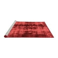 thumbnail image 2 of Ahgly Company Machine Washable Indoor Rectangle Abstract Red Modern Area Rugs, 7' x 9', 2 of 4