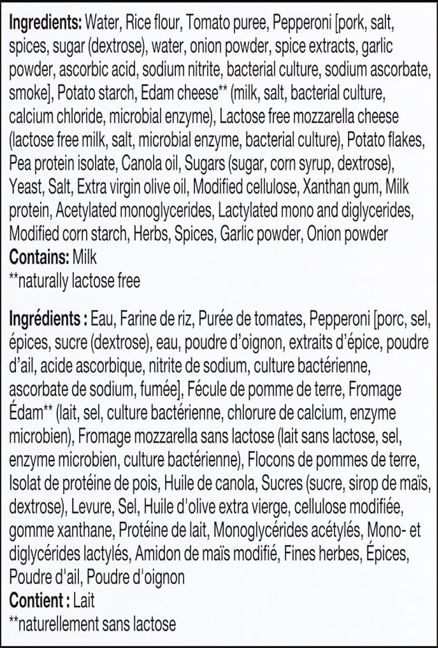 Ristorante Gluten Free Pizza Pepperoni, 315 g