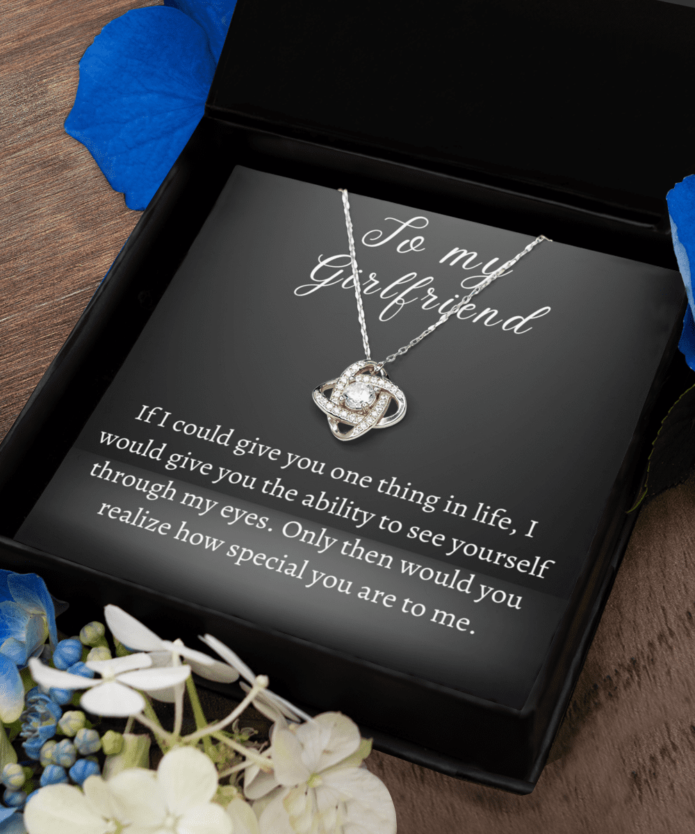 Girlfriend Gift Necklace, Valentines Day Gift Necklace, Gift From Boyfriend, To My Girlfriend Gift Necklace, Gift for Valentines Day