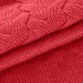 thumbnail image 6 of ylioge Sweaters for Women, Womens Turtleneck Sweater Casual Loose Long Sleeve Crewneck Mock Neck Pullover Solid Color Cable Knit Sweater Christmas Ugly Sweater Fall Saving Clearance, 6 of 6