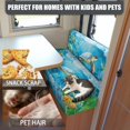 thumbnail image 5 of Uorisanigo RV Couch Covers for Sofa 2 PCS Rv Dinette Cushion, Stretch Tropical Sea Turtle Camper Seat Covers Dinette Booth Loveseat Sofa Furniture Protection Fits RV Bench Seat, 5 of 7