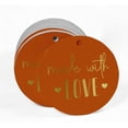 thumbnail image 2 of Inkdotpot Gold Foil Paper Hang Tags Made With Love Text Favor Tags 50 Pieces, 2 of 6
