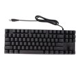 thumbnail image 4 of Teclado para juegos, teclado mecánico Teclado de 87 teclas Accesorios para computadora Diseñado con precisión, 4 of 9