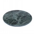 thumbnail image 1 of Creative Home Natural Green Marble Stone 12" Round Cheese Board Cake Dessert Serving Platter, 1 of 3