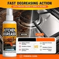 thumbnail image 4 of Greasekiller Bbq Spray, Greasekiller Spray Grill Cleaner, Grease Killer Heavy Duty Degreaser, Fast-Acting Grease Removal for Grills, Stovetops, and All Kitchen Surfaces, 4 of 9