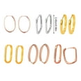 thumbnail image 3 of Pendientes de plata Minnieouse para mujer y niña Oro Rectángulo, 3 of 6