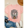 thumbnail image 3 of Women's Pink NASHVILLE MUSIC CITY Guitar Graphic T-Shirt - Casual Summer Style - [ZhiHiMeRi] | (US 20-22)2XL, 3 of 7