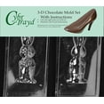thumbnail image 1 of Cybrtrayd E306AB Chocolate Candy Mold, Includes 3D Chocolate Molds Instructions and 2-Mold Kit, Boy Bunny with Carrot, 1 of 1