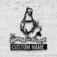 thumbnail image 4 of Craftnamesign Custom Cockatoo Metal Wall Art LED Light, Custom Wildlife Parrot Lover Name Sign, 4 of 5