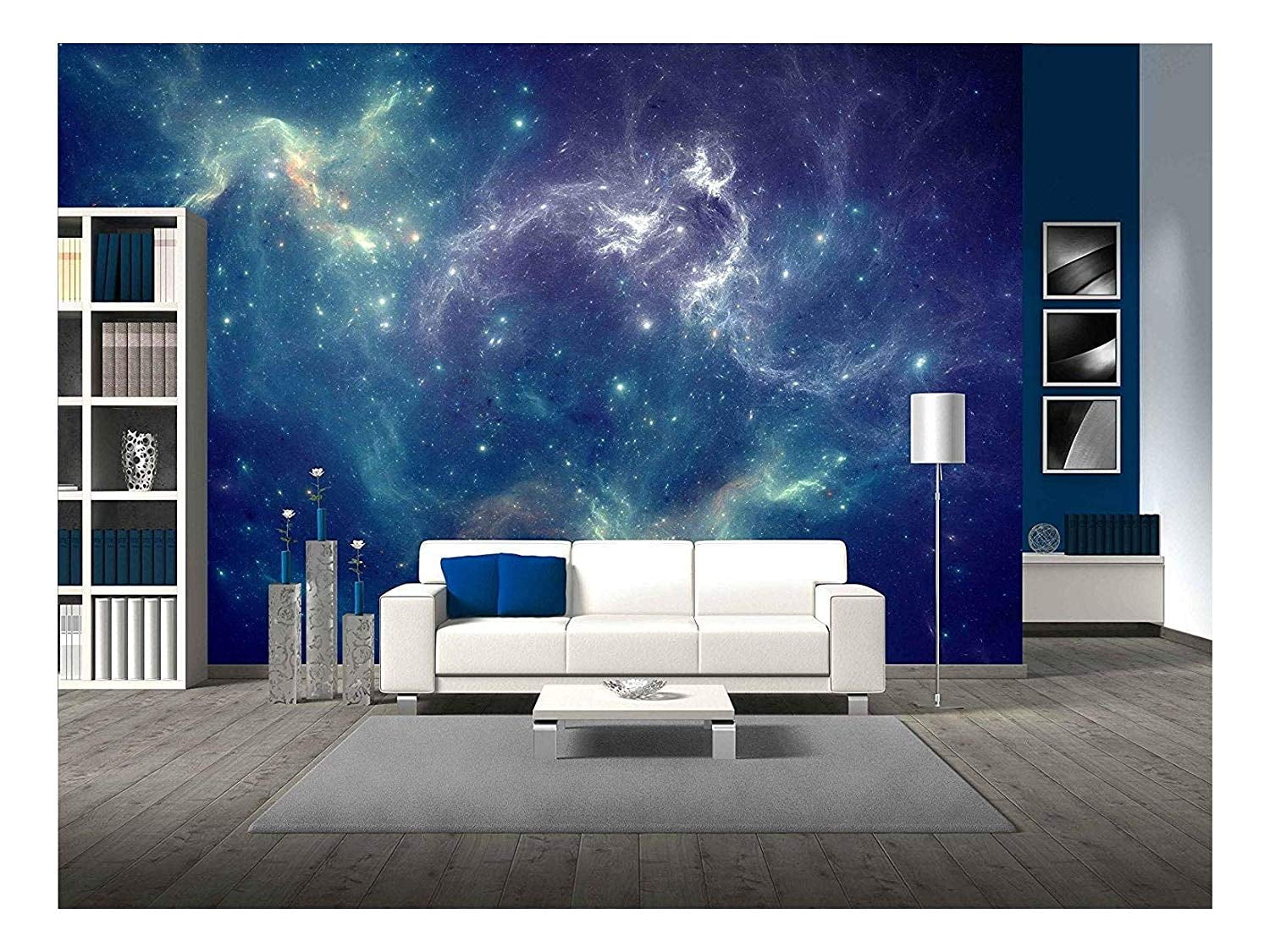 Wall26 Colorful Space Nebula Removable Wall Mural SelfAdhesive