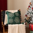 thumbnail image 1 of Funda de almohada navideña con copos de nieve, súper suave y cómoda, con cremallera invisible, fácil de cambiar, ideal para sofá cama, sala de estar, funda de almohada de color liso, funda de almohada, 1 of 8