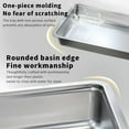 thumbnail image 2 of BingoPaw Stainless Steel Tray Cat Litter Box Front Entry Top Exit Kitty Toilet Box with Litter Scoop, 2 of 10
