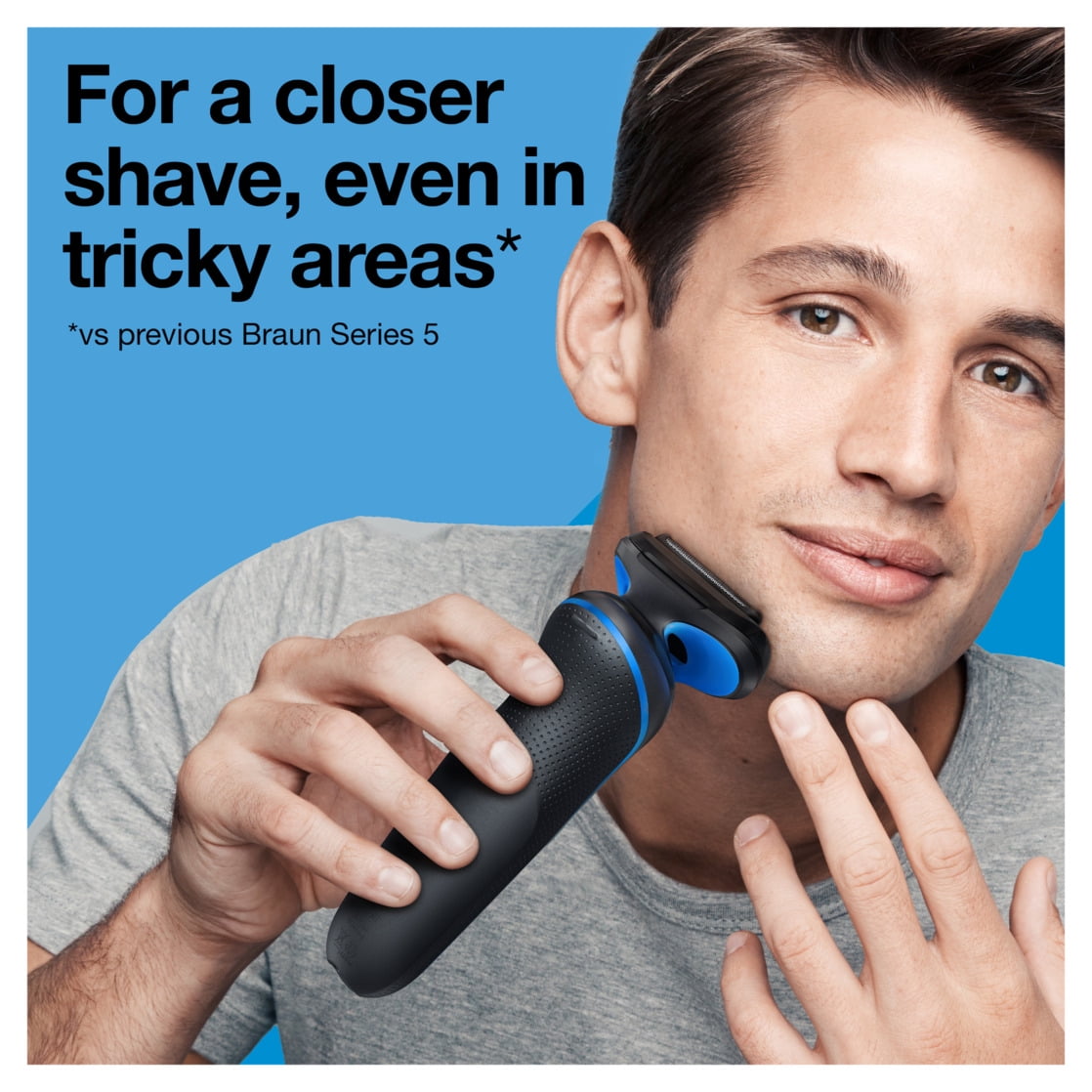 Braun Series 5 Electric Shaver Replacement Head, 54B, Black, 1 ct