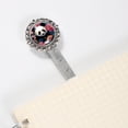 thumbnail image 3 of Panda Book Accessories: Vintage Silver Lace-Edged Bookmark - a Gift for Readers and Book Lovers, 3 of 5