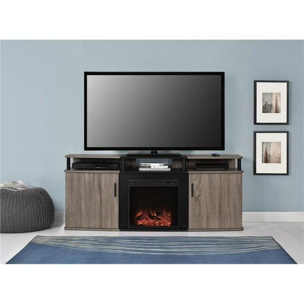 Ameriwood home carson fireplace clearance tv stand