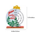 thumbnail image 3 of Calendario Navideño Manual Ganfancp Cuenta Atrás Adorno Colgante Decorativo de Madera, 3 of 6
