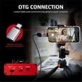 thumbnail image 3 of Mini Sound Card Microphone Sound Card Bluetooth OTG Function Black, 3 of 5