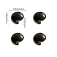 thumbnail image 3 of Furniture Corner Protectors Child Safety Soft Edge Guards for Tables Desks Cabinets, 4pcs Airbag Corner Guards, Black, 3 of 6